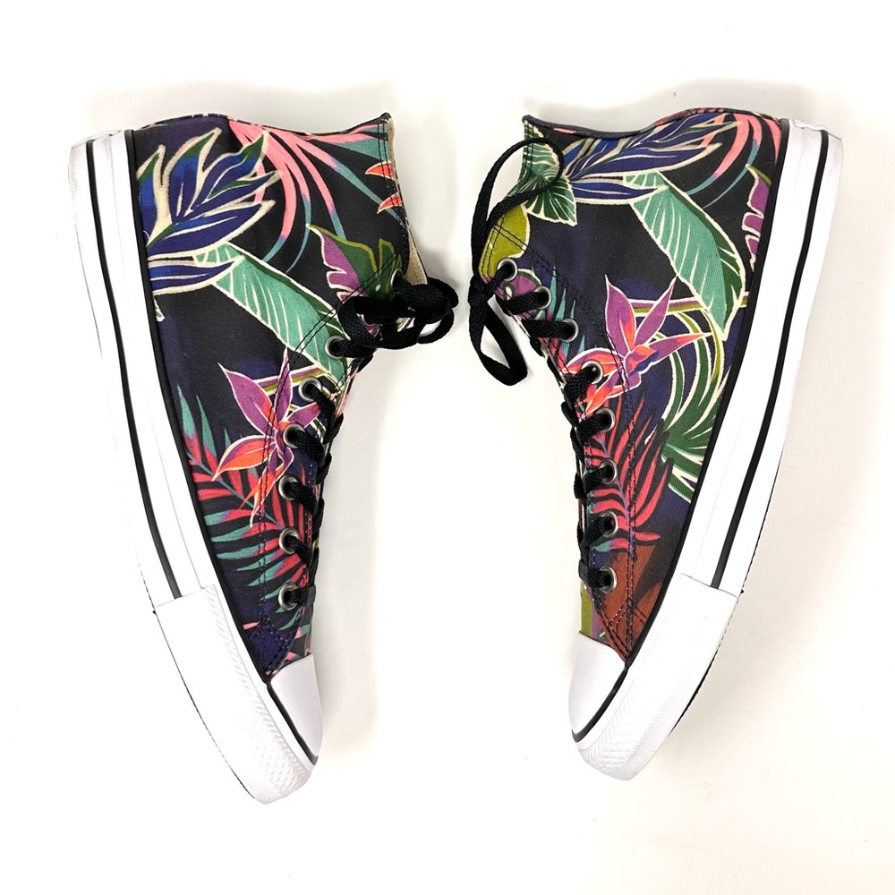 Converse Chuck Taylor All Star HI Unisex Shoes Fuchsia Glow/ Menta/ White - Picture 9 of 13